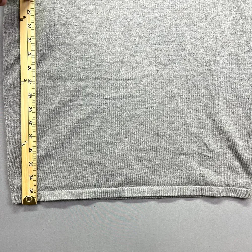 Calvin Klein Sweater Dress Women's Size M Grey Long Sleeve Minimalist Versatile‎